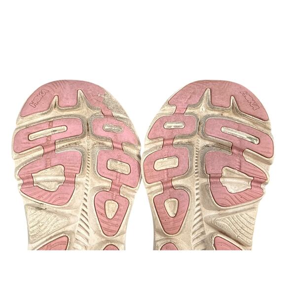 Hoka One One Gaviota 5 Women's Running SIZE 8B PINK & GRAY Shoes Stability Used! - Picture 6 of 16